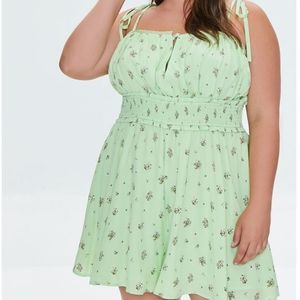 Woven Floral Romper F21